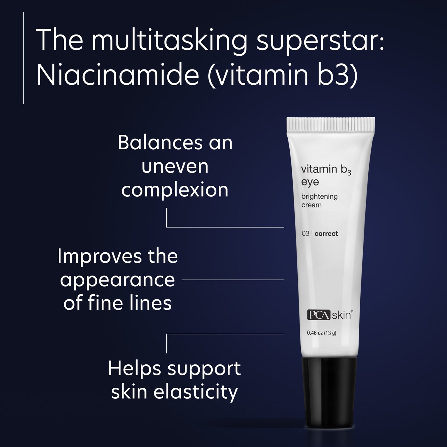 PCA Skin Vitamin B3 Eye Brightening Cream .