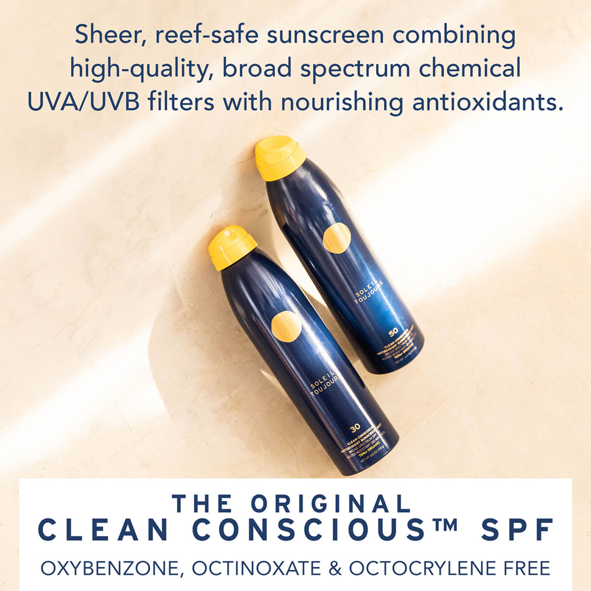Soleil Toujours Clean Conscious Antioxidant Sunscreen Mist SPF 50 .