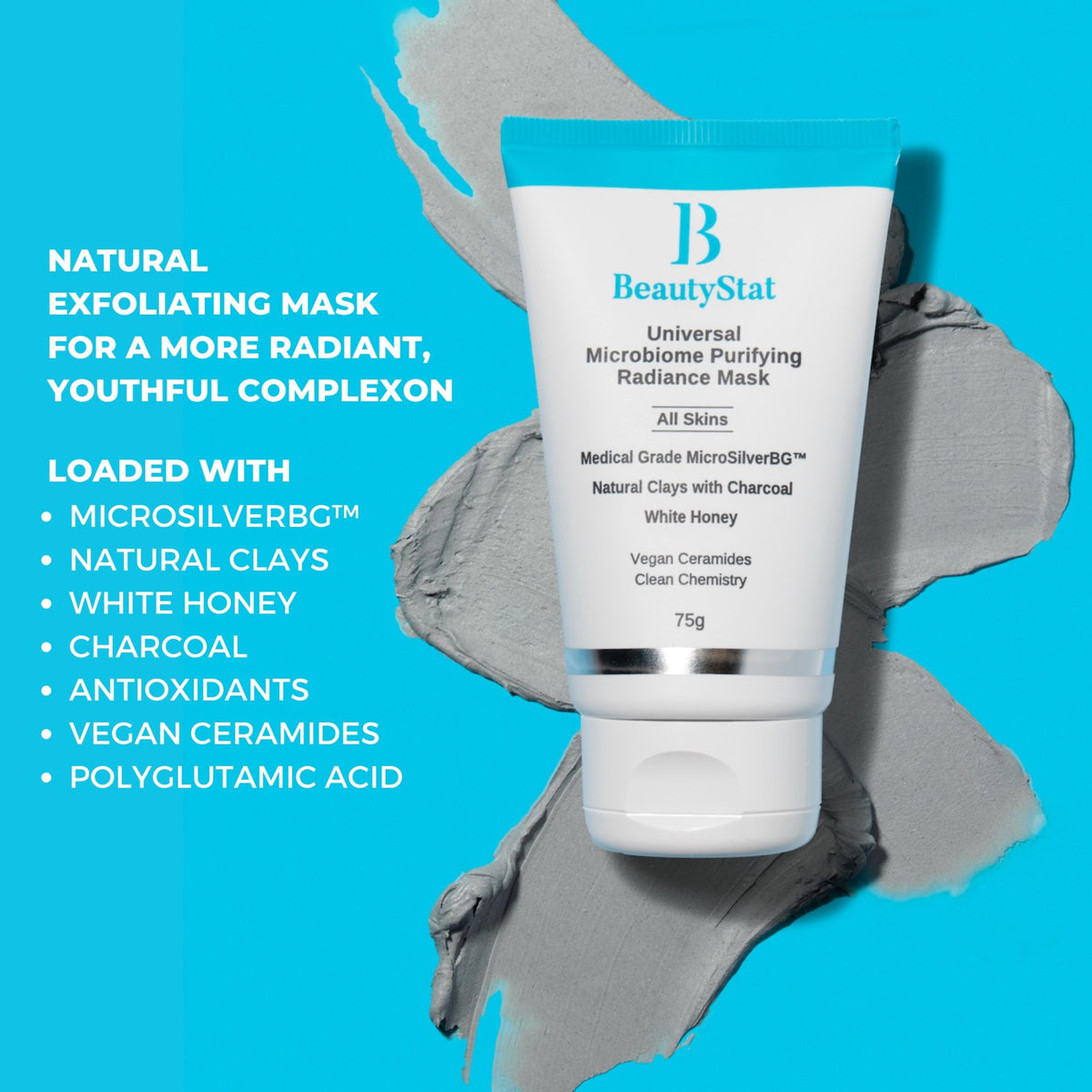 BeautyStat Microbiome Purifying Clay Mask .