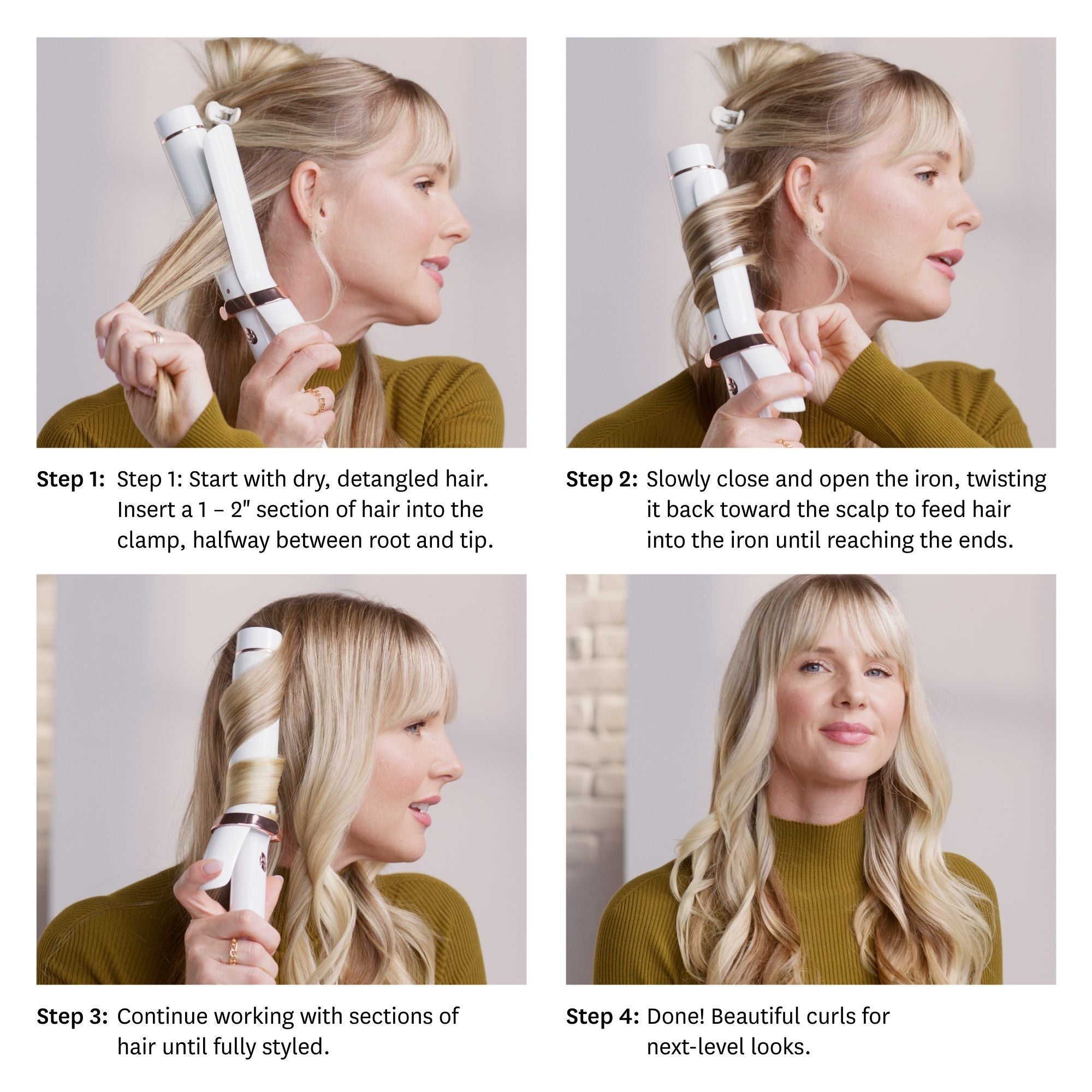 How to use the t3 curling iron best sale