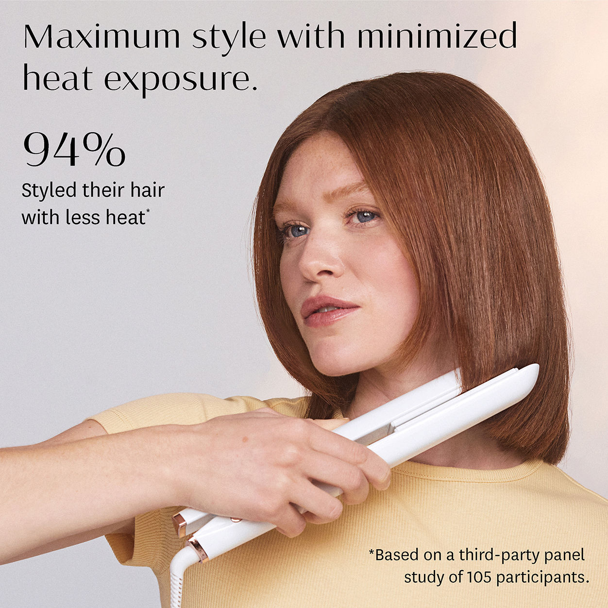 Singlepass straightening sold and style iron