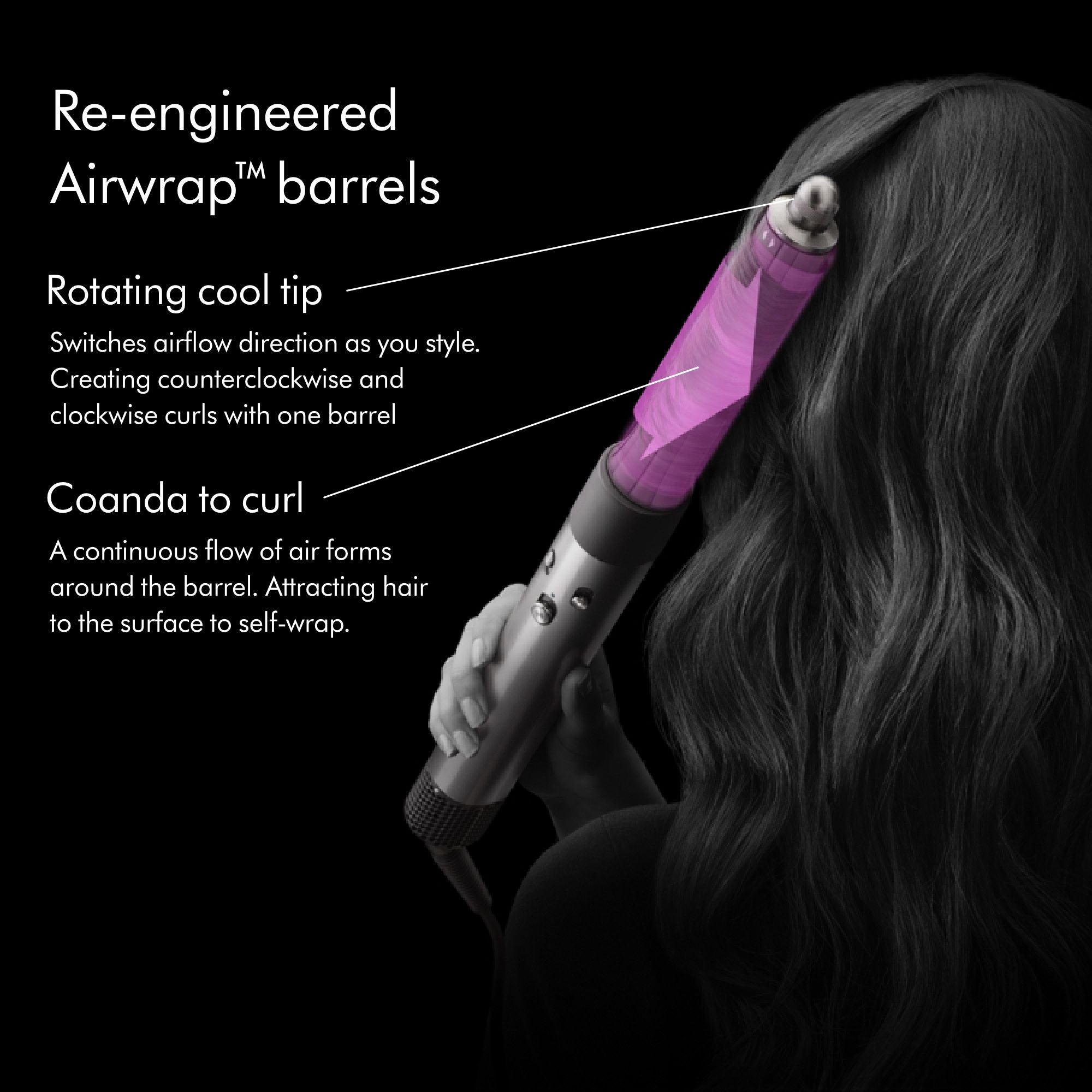 Dyson Airwrap 1.2” Long deals Barrel