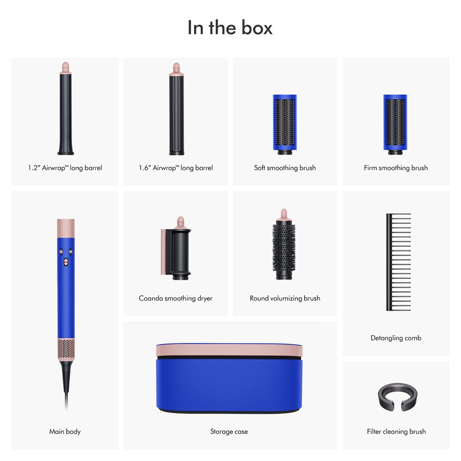 Dyson Airwrap Multi-Styler Complete Long in Blue Blush (Limited Edition) .