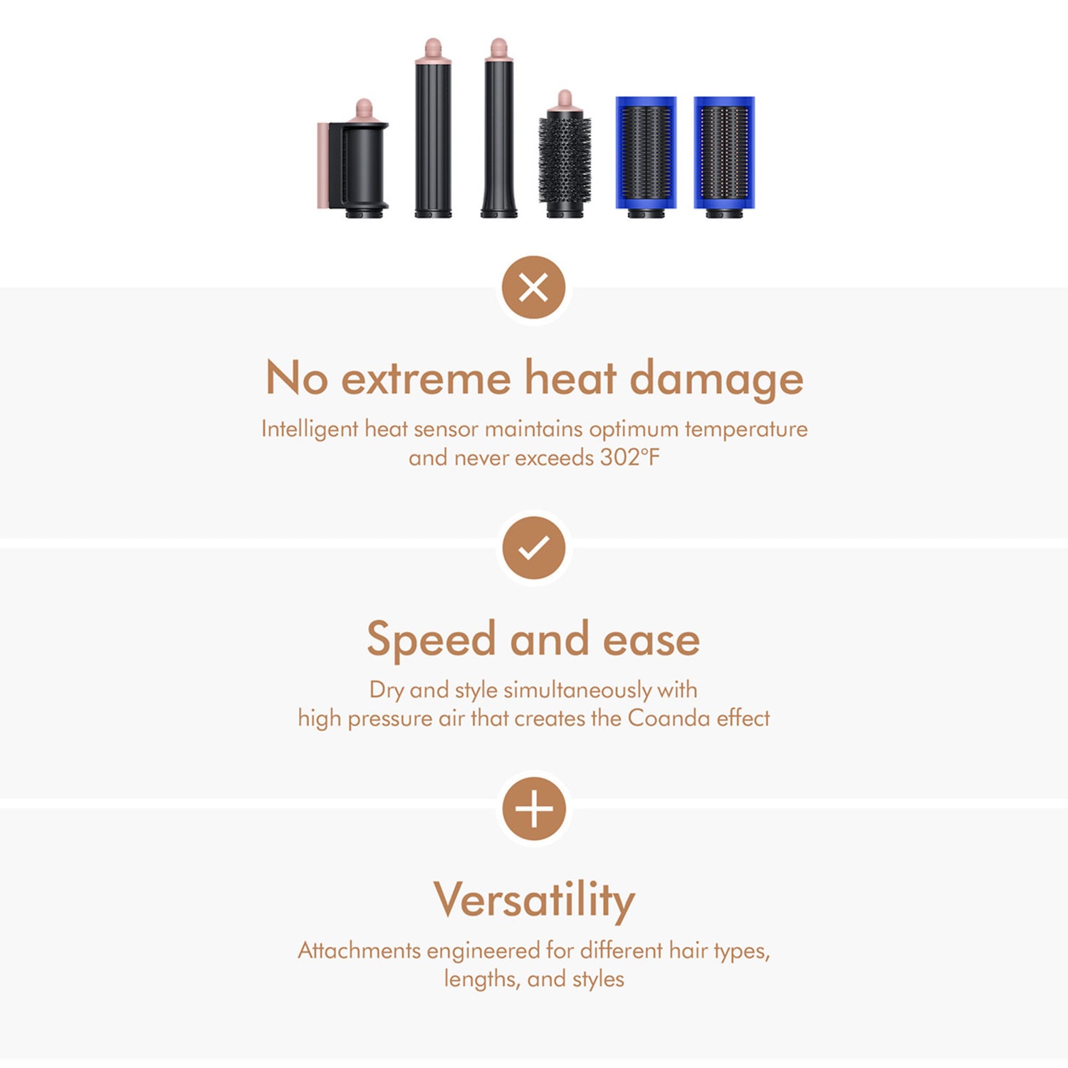 Dyson Airwrap Multi-Styler Complete Long in Blue Blush (Limited Edition) .