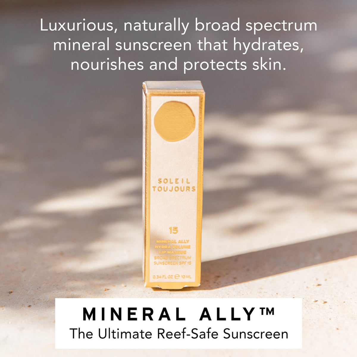 Soleil Toujours Mineral Ally Hydra Lip Masque SPF 15 .