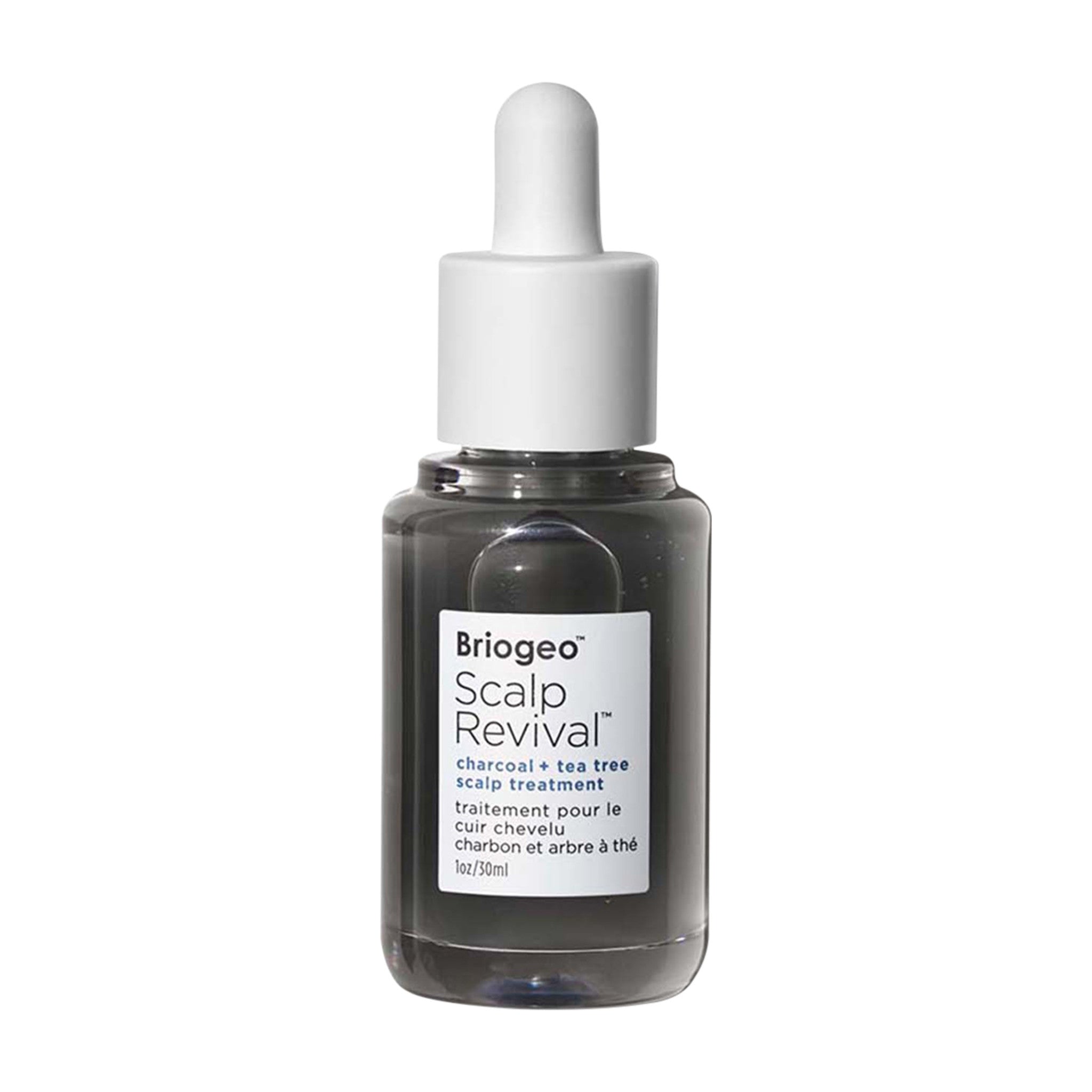 Briogeo Scalp Revival Charcoal and Tea Tree Scalp Treatment Serum main image.