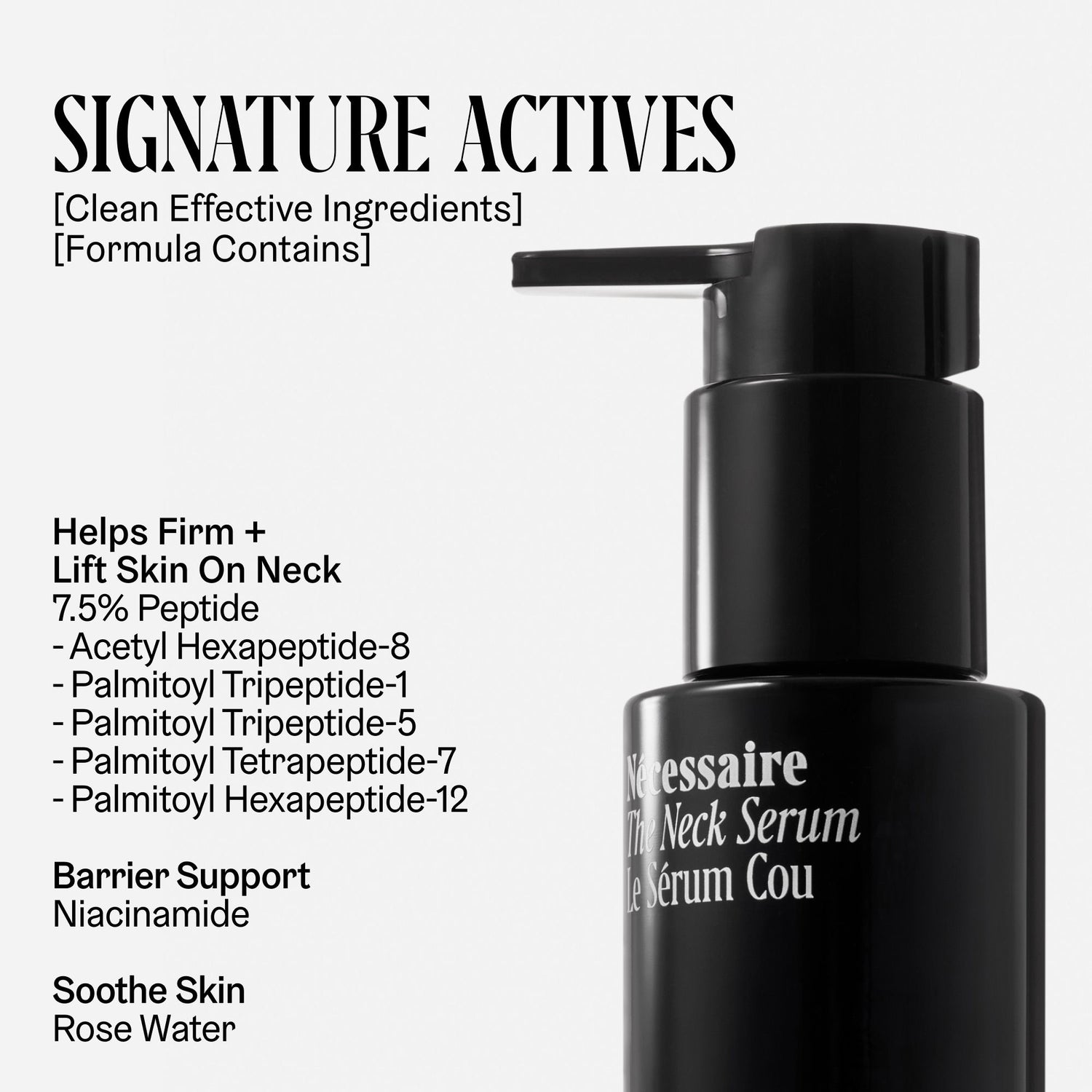 Information related to Nécessaire The Neck Serum