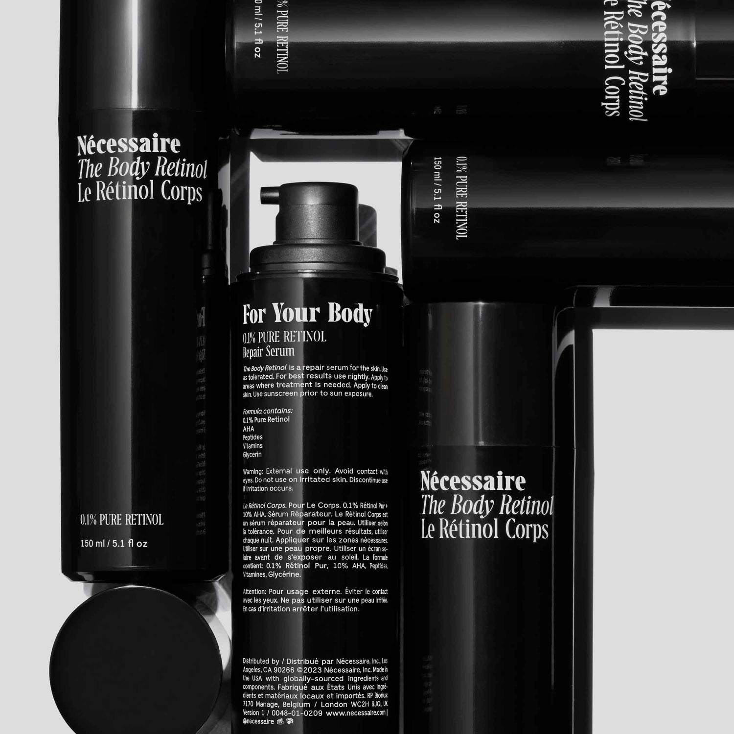 Top-view image of Nécessaire The Body Retinol