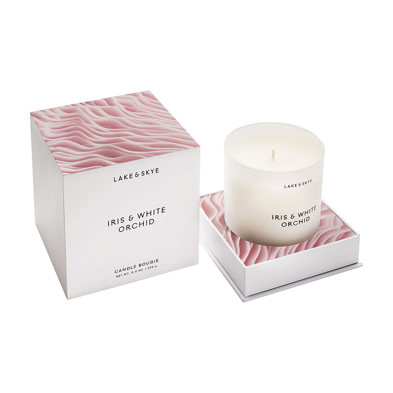 Image of the Lake & Skye Iris and White Orchid Candle box