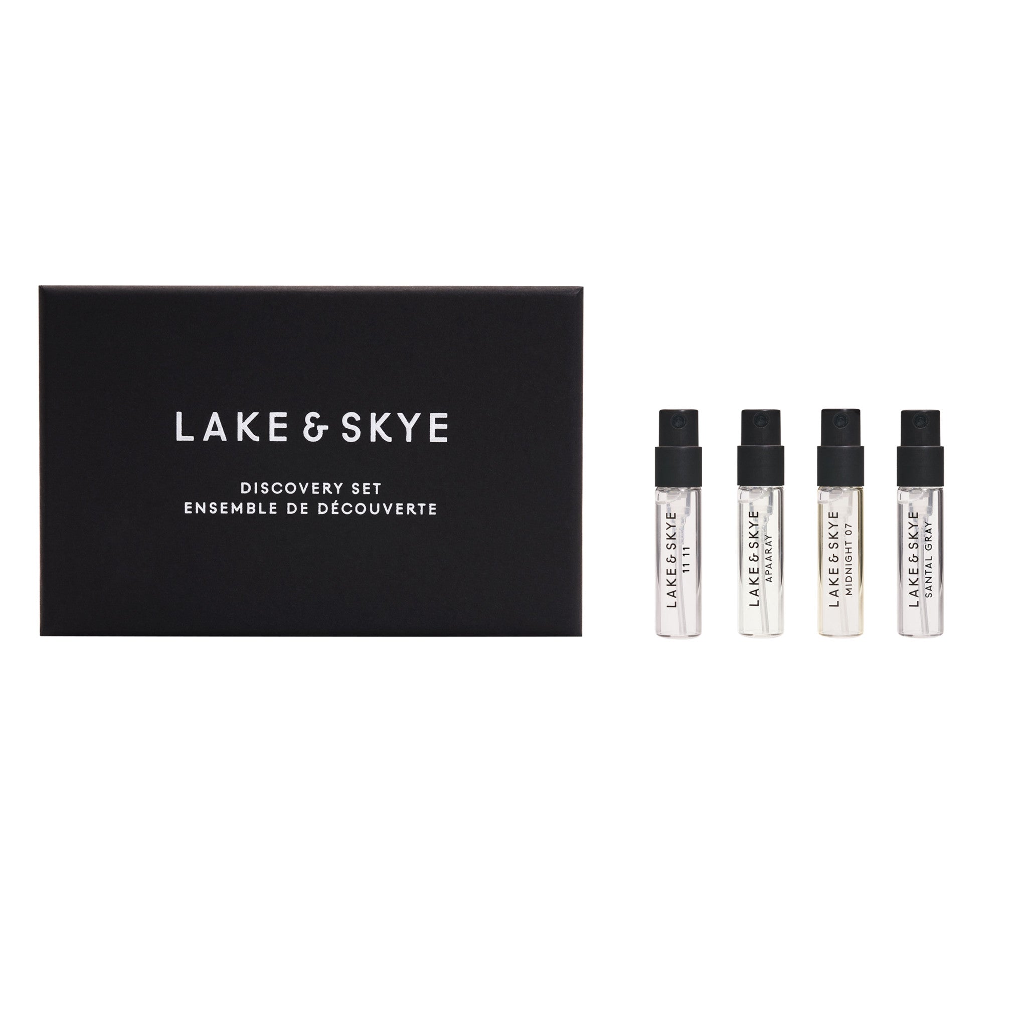 Lake & Skye Eau de Parfum, Four-Piece Discovery Set main image.