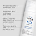 EltaMD AM Restore Moisturizer infographics image .