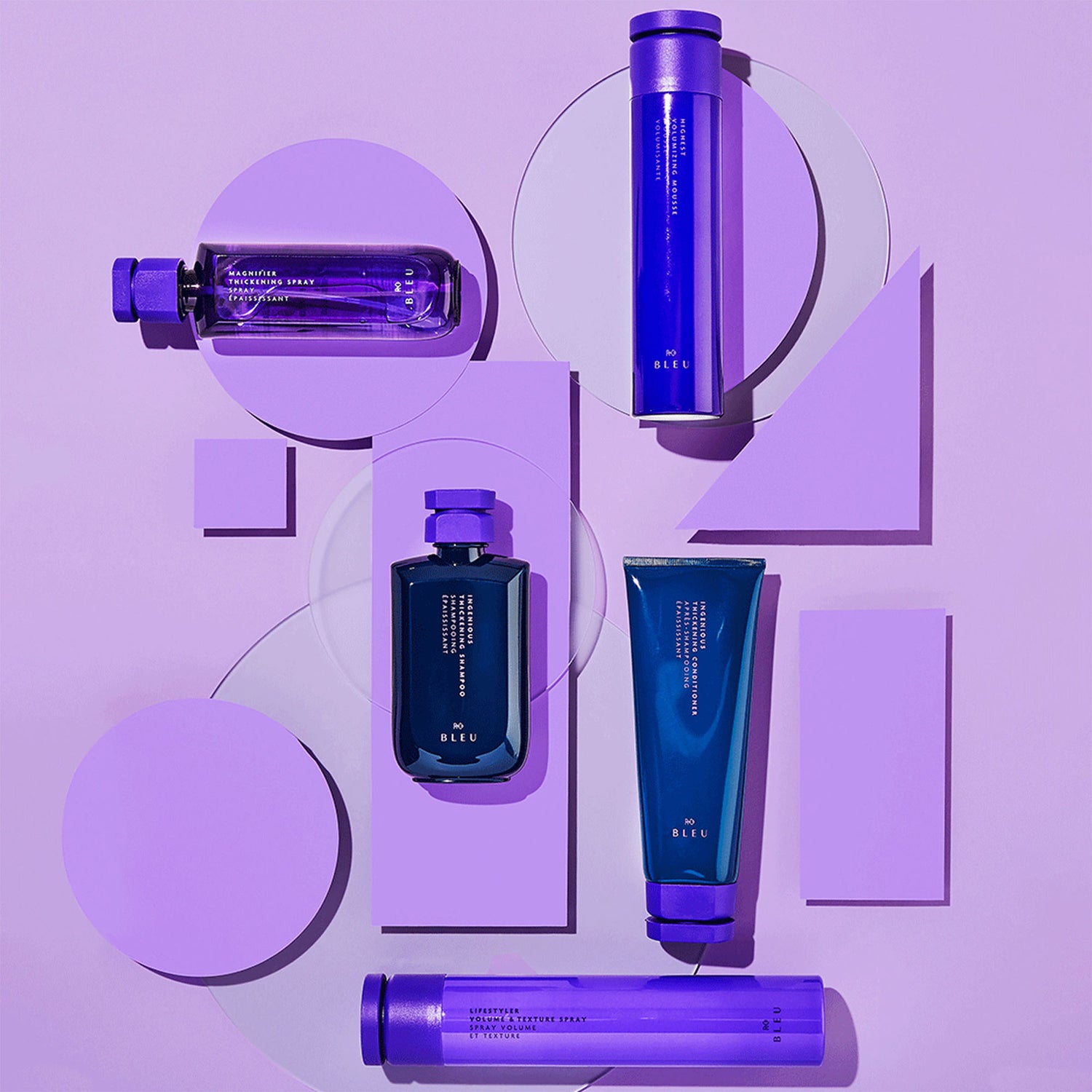 Lifestyle image of R+Co Bleu Ingenious Thickening Conditioner