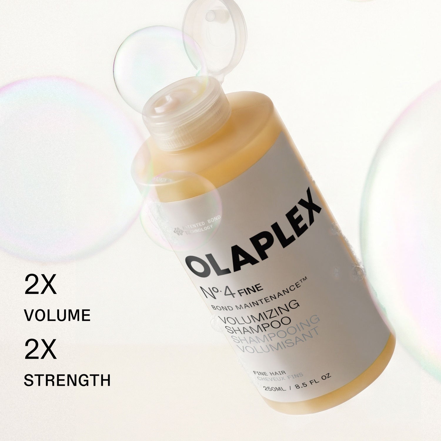 Lifestyle image of Olaplex No. 4Fine Bond Maintenance Volumizing Shampoo
