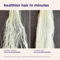 Before and after results of using Maria Nila Bond Builder