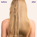 Before and after results of using Maria Nila Bond Builder