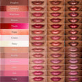 A shade comparison of Ogee Beyond Clean Lip Gloss