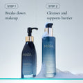 Lifestyle image of Mara Aura Cleanse Foaming Gel Cleanser