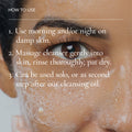 Lifestyle image of Mara Aura Cleanse Foaming Gel Cleanser