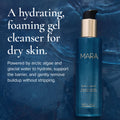 Lifestyle image of Mara Aura Cleanse Foaming Gel Cleanser