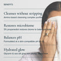 Lifestyle image of Mara Aura Cleanse Foaming Gel Cleanser