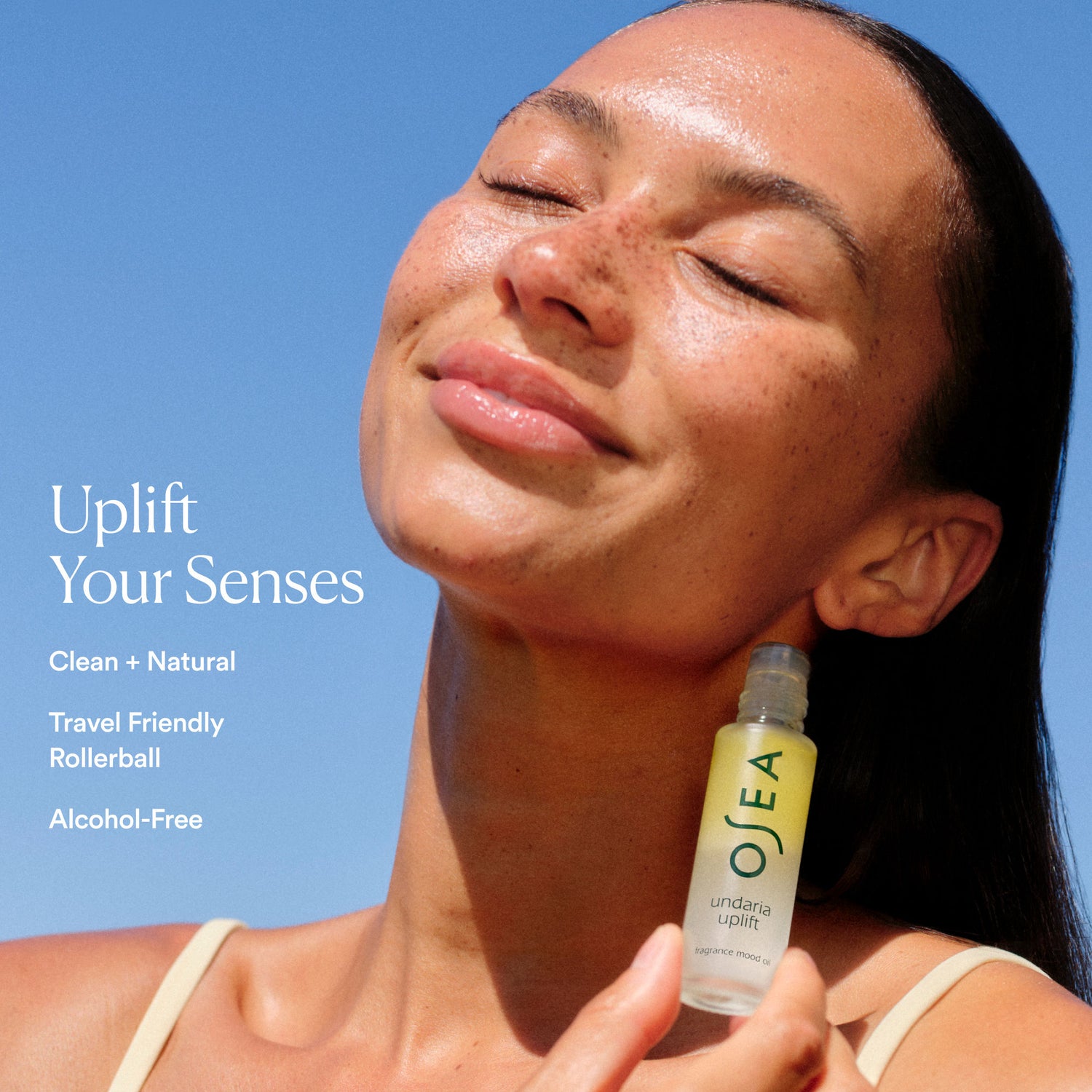 Lifestyle image of OSEA Undaria Uplift Fragrance Mood Oil