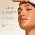 Information related to Jane Iredale Glow Fixation SPF 40 Sheer Tint Skin Enhancer with Squalane & Niacinamide