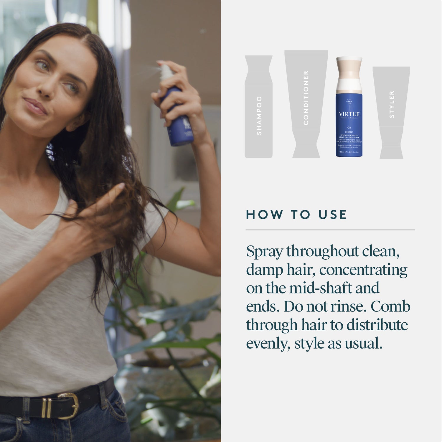 Information related to Virtue Strength & Shield Leave-in Conditioner