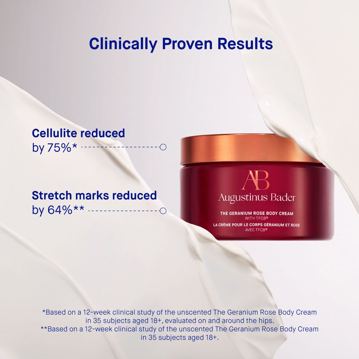 Lifestyle image of Augustinus Bader The Geranium Rose Body Cream