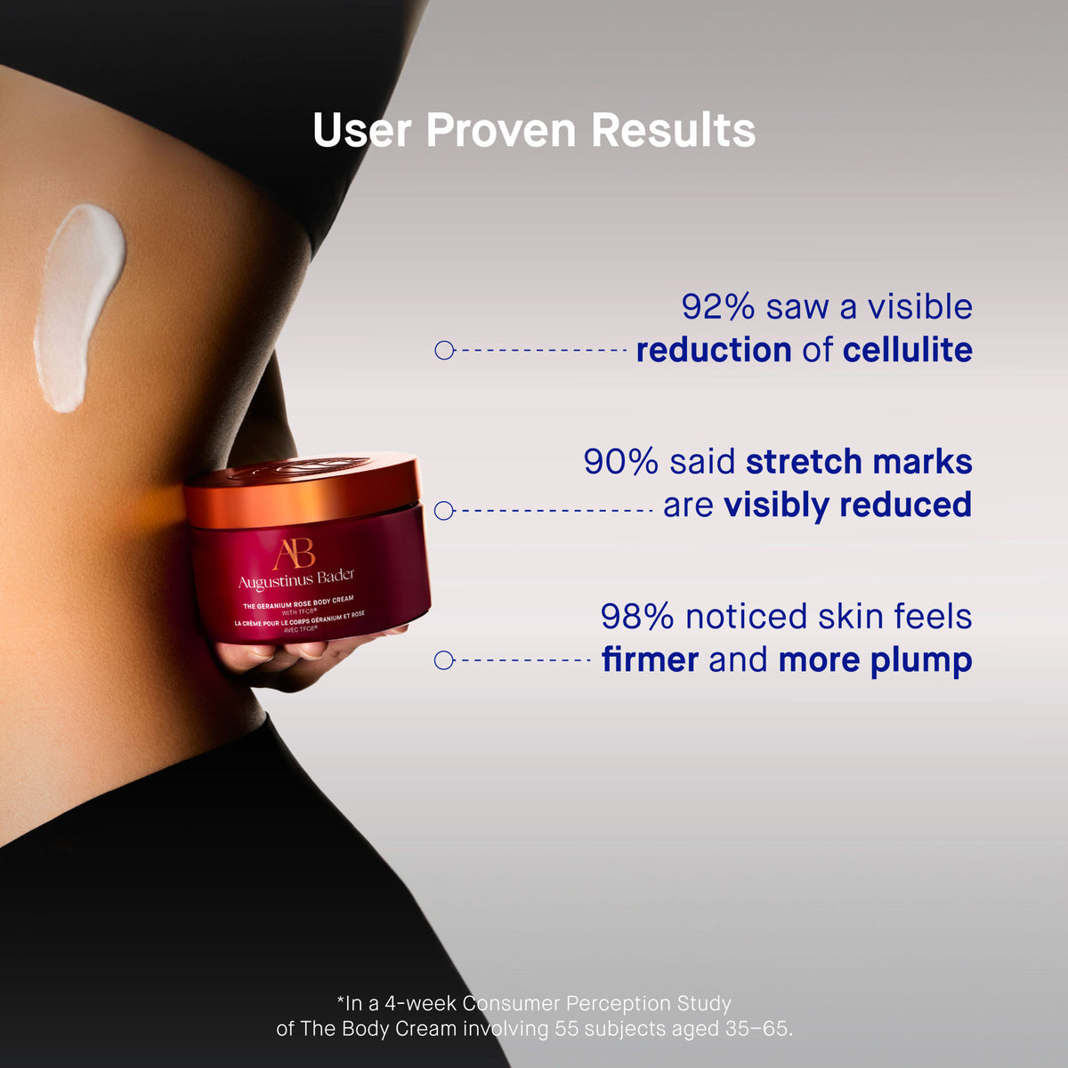Lifestyle image of Augustinus Bader The Geranium Rose Body Cream