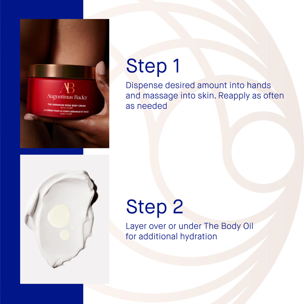 Lifestyle image of Augustinus Bader The Geranium Rose Body Cream