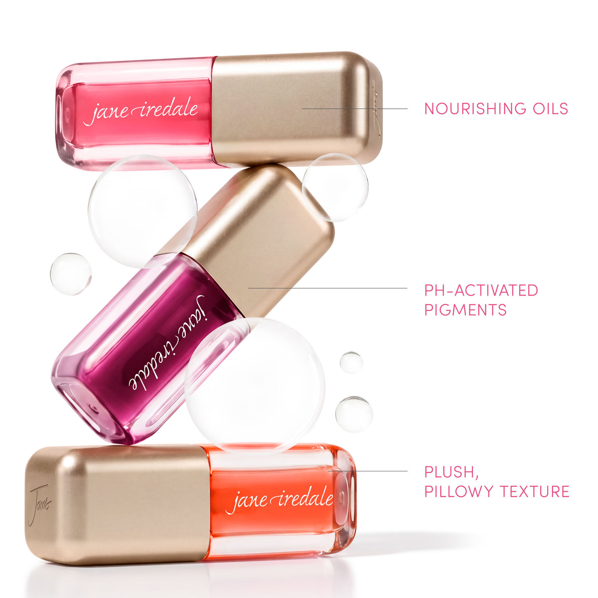 Information related to Jane Iredale Just Kissed pH Lip Oil Mini Trio (Limited Edition)