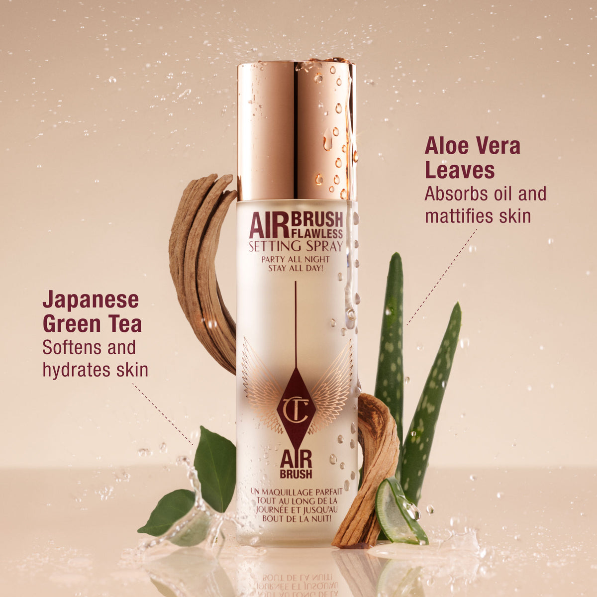 Lifestyle image of Charlotte Tilbury Revive, Glow + Set Duo (Limited Edition)