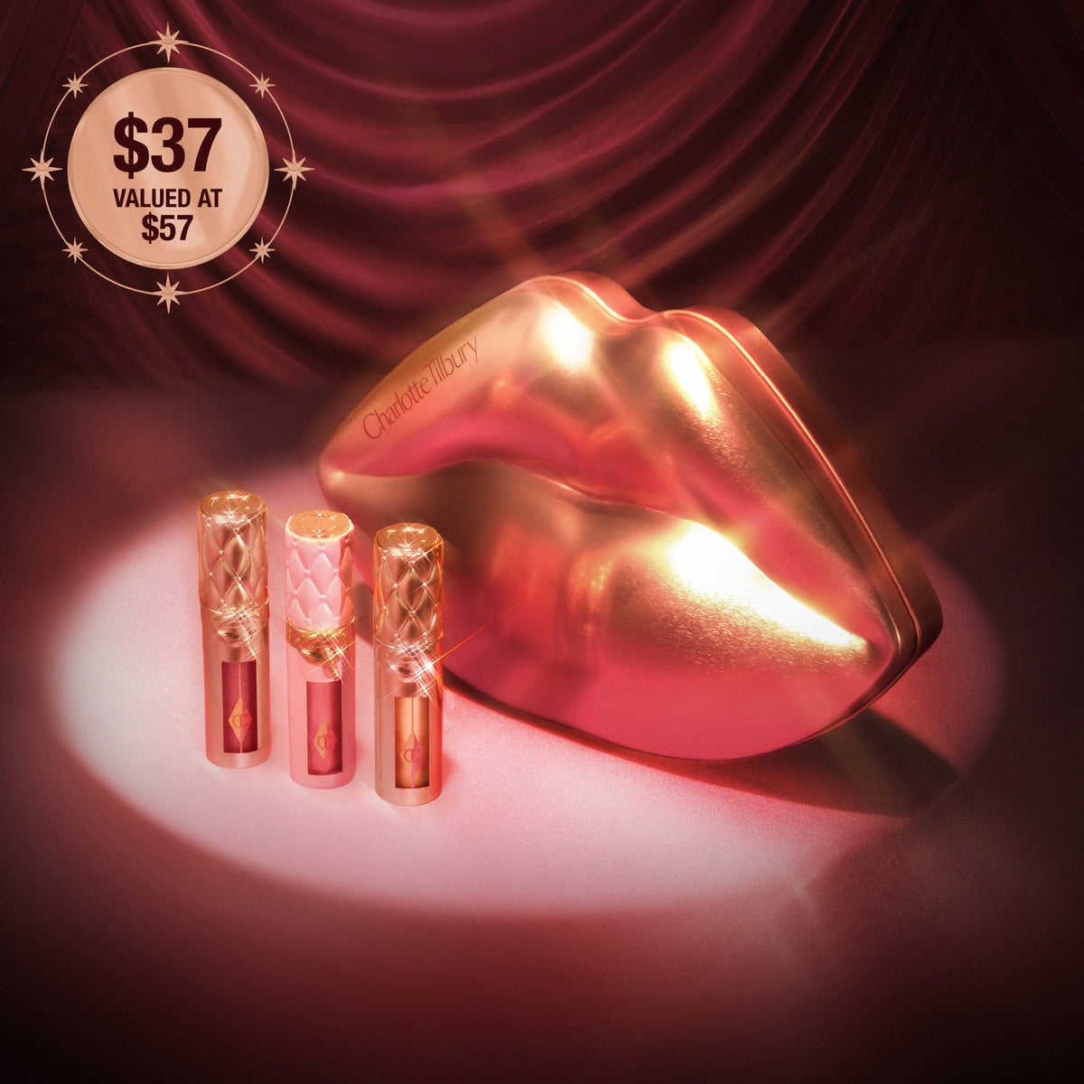 Information related to Charlotte Tilbury Big Lip Plumpgasm Mini Trio (Limited Edition)