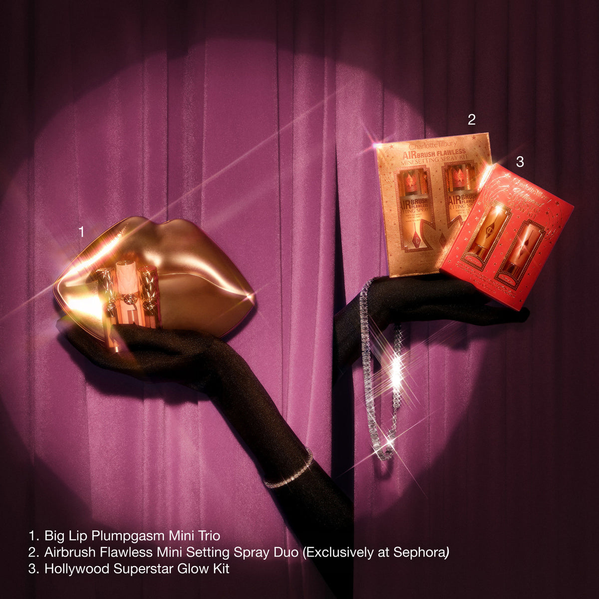 Information related to Charlotte Tilbury Big Lip Plumpgasm Mini Trio (Limited Edition)