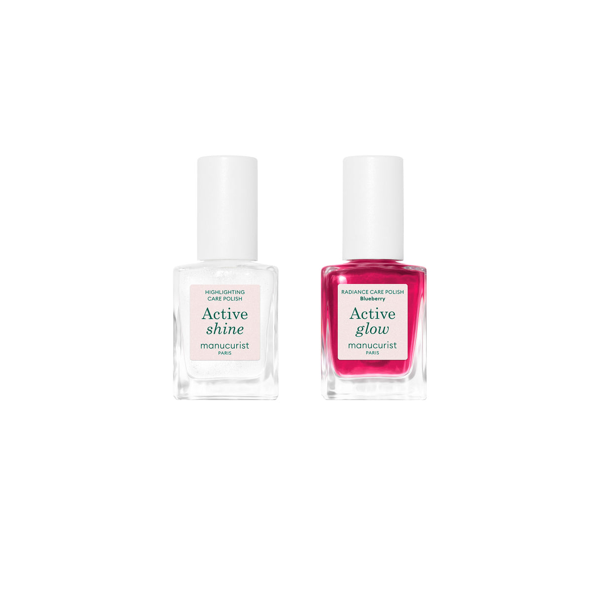 Lifestyle image of Manucurist Mini Active Nail Polish Duo (Limited Edition)