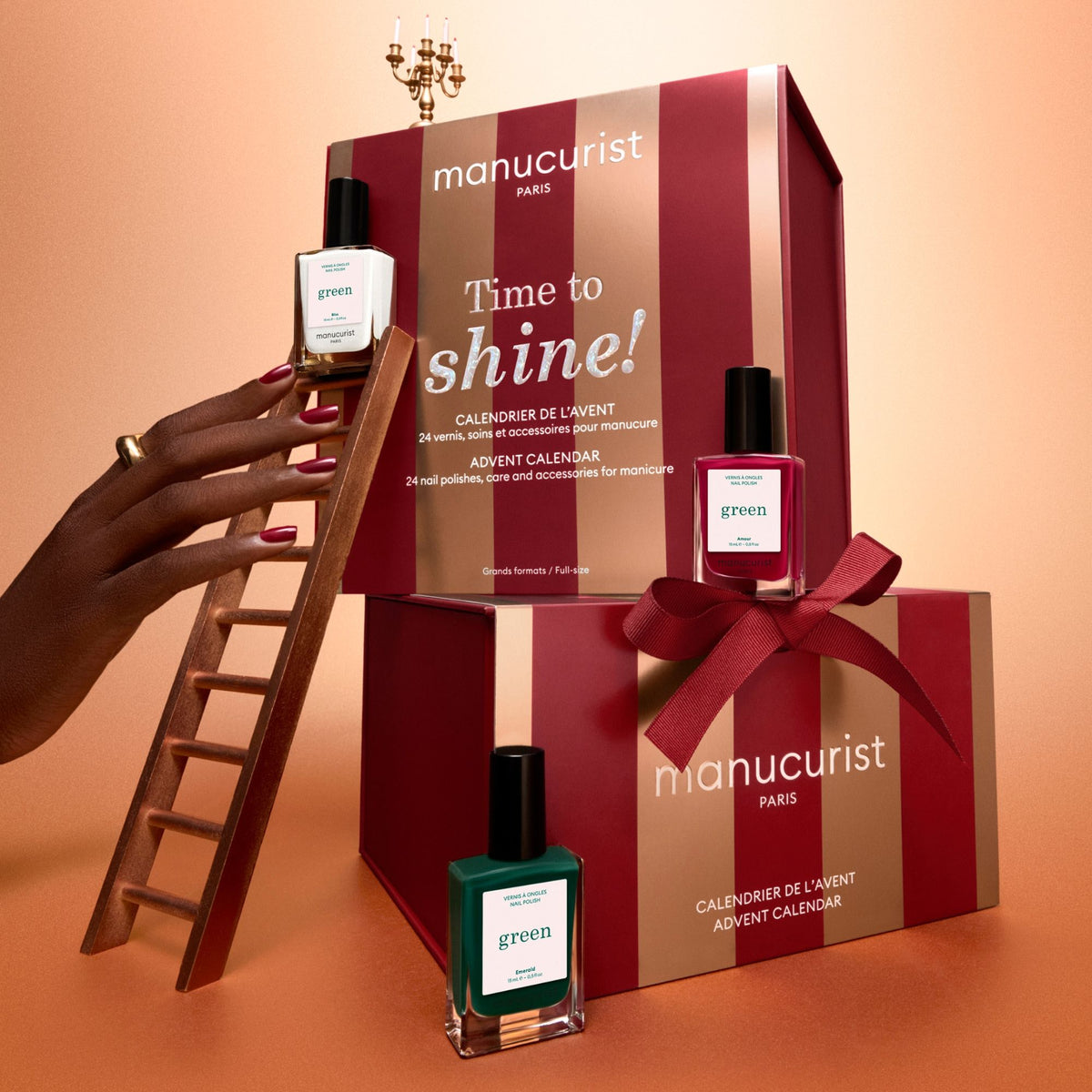 Lifestyle image of Manucurist Advent Calendar Time to Shine! (Limited Edition)