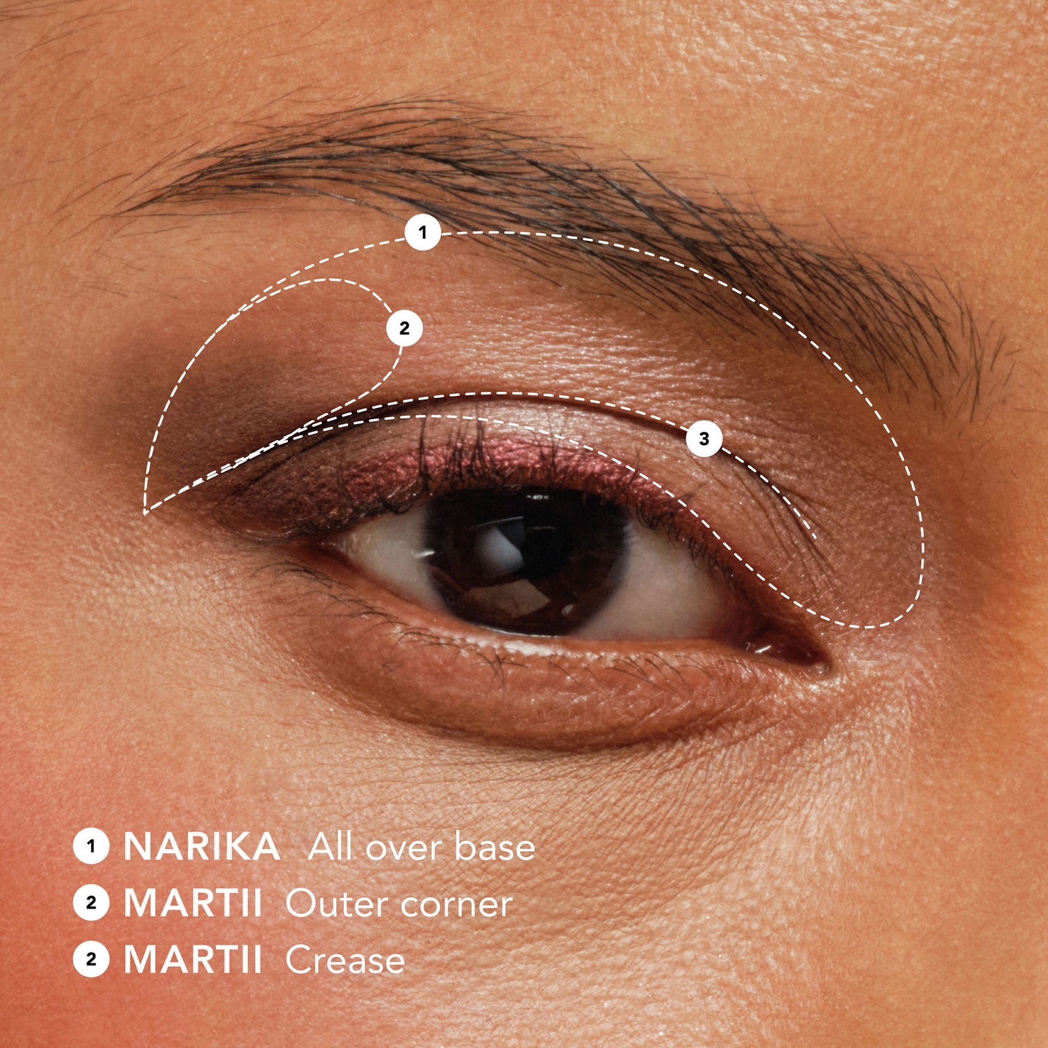 Model image of Chantecaille Luminescent Eye Shade - Lion Collection