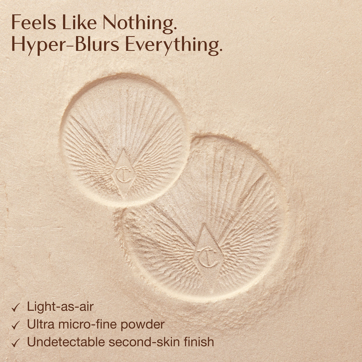 Lifestyle image of Charlotte Tilbury Airbrush Flawless Blur Loose Setting Powder