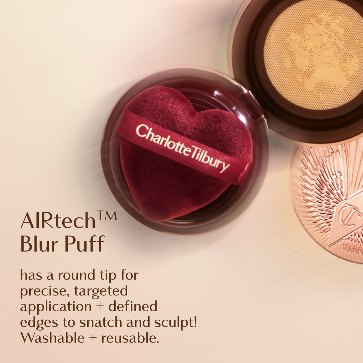 Lifestyle image of Charlotte Tilbury Airbrush Flawless Blur Loose Setting Powder