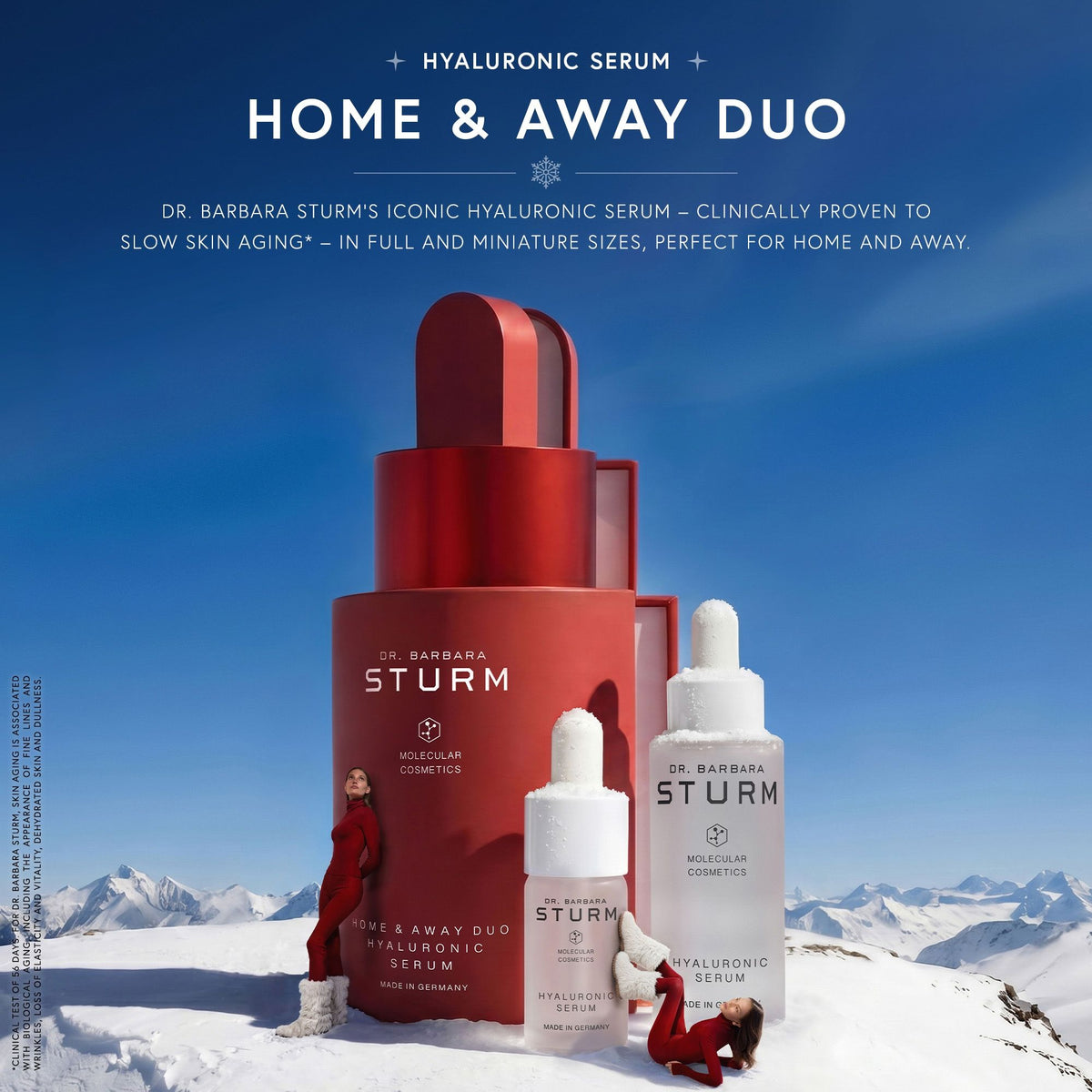 Information related to Dr. Barbara Sturm Hyaluronic Serum Home & Away Duo (Limited Edition)