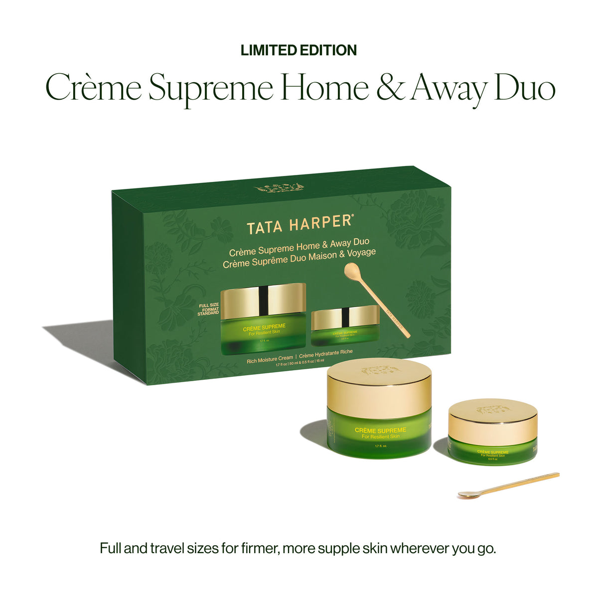 Lifestyle image of Tata Harper Creme Supreme Home & Away Kit (Limited Edition)