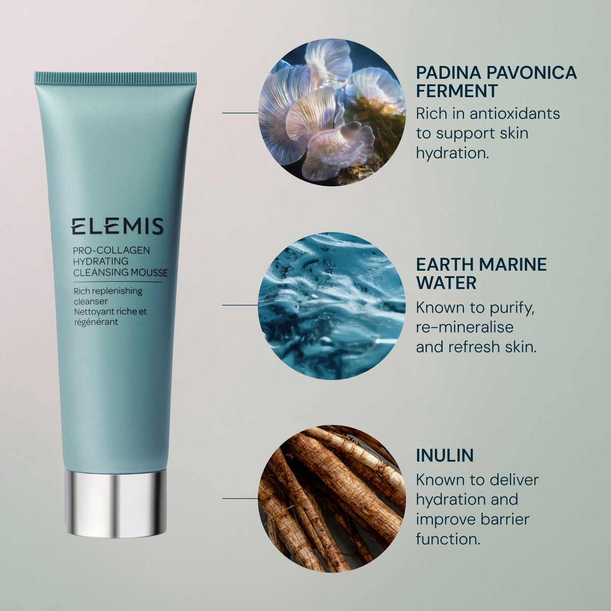 Lifestyle image of Elemis Pro-Collagen Hydrating Cleansing Mousse