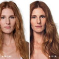 Before and after results of using Virtue Healing Gloss