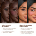 Lifestyle image of Charlotte Tilbury Airbrush Flawless Easy Soft Blur Bronzer + Blusher Brush