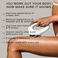 Lifestyle image of NuFace NuBODY Starter Kit Smooth & Tone Full Body Microcurrent Device