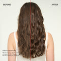 Before and after results of using Olaplex No.5 Bond Maintenance Hair Strengthening Conditioner