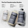 Lifestyle image of Olaplex N°5Curl Bond Shaper Hydrating Curl Conditioner
