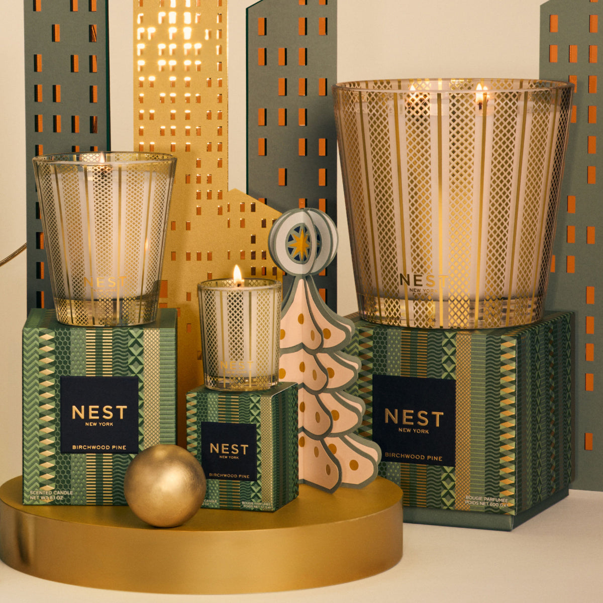 Image of product in the same collection as Nest New York Birchwood Pine Classic Candle & Reed Diffuser Set (Limited Edition)