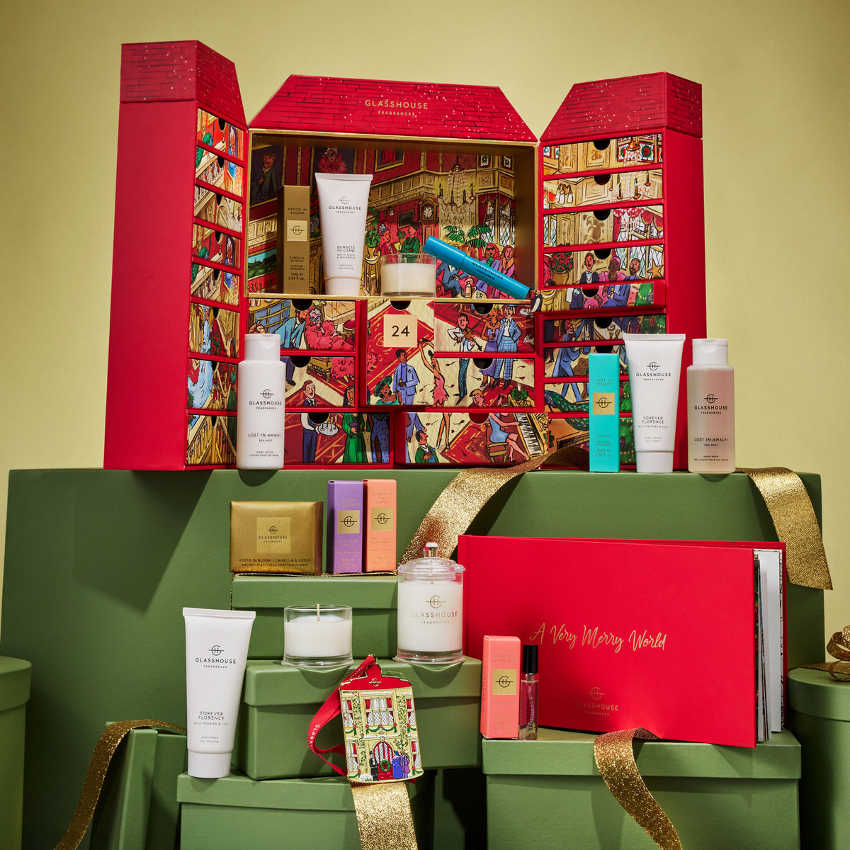 Lifestyle image of Glasshouse Fragrances 24 Days of Christmas Advent Calendar (Limited Edition)