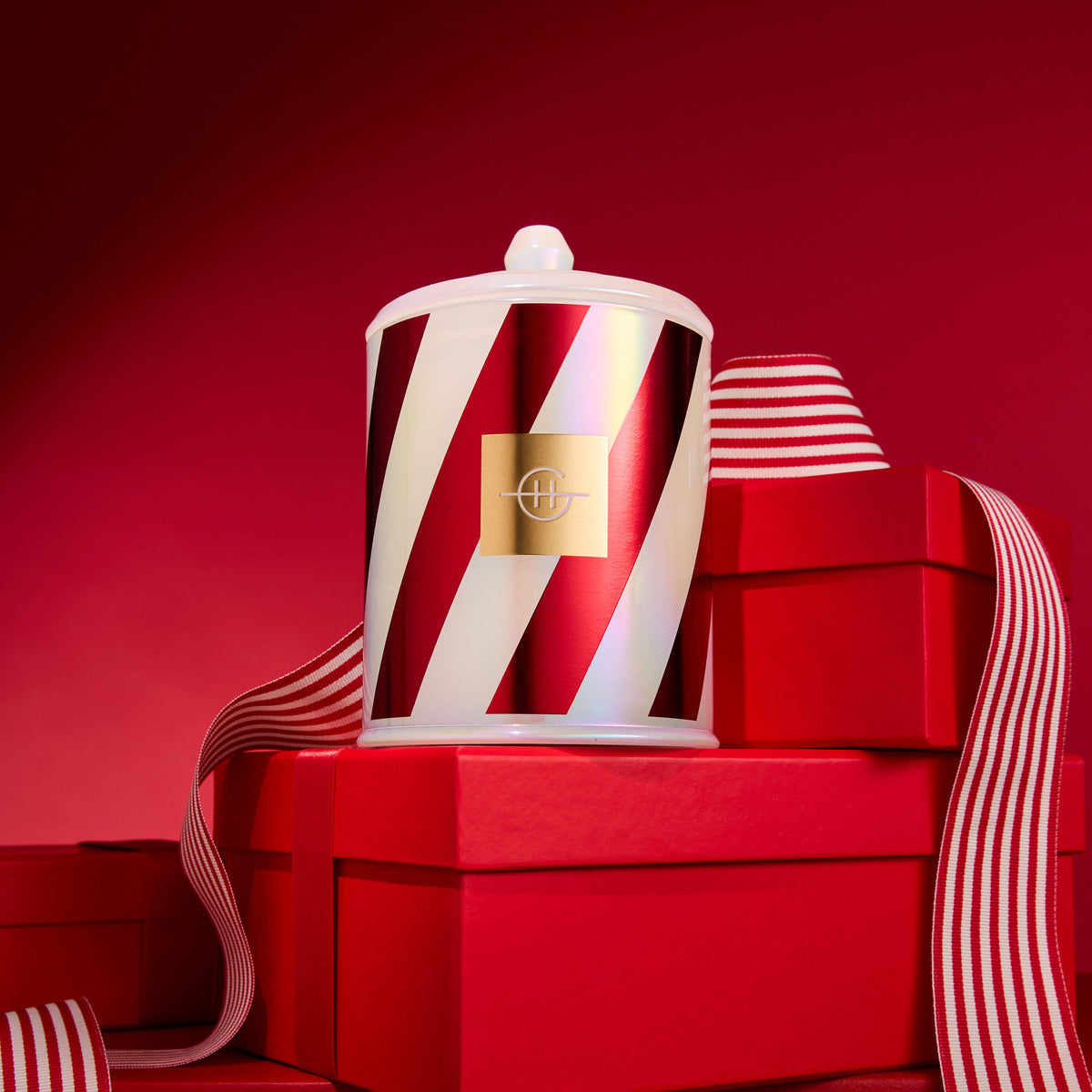 Lifestyle image of Glasshouse Fragrances Naughty & Nice Candle (Limited Edition)